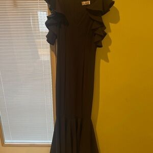 Formal black gown